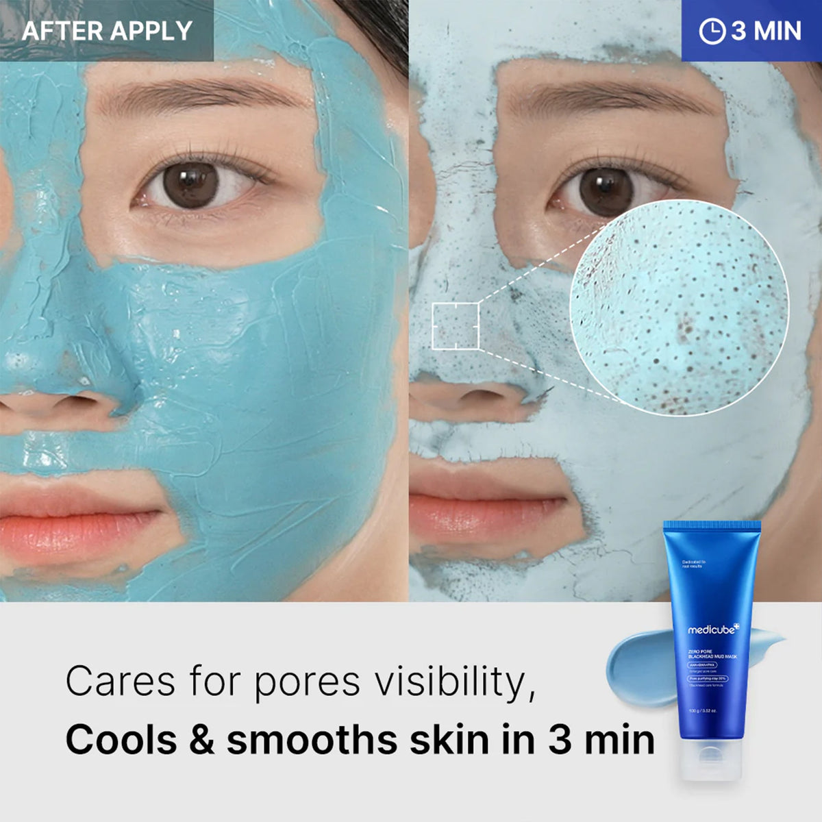 Masque à l’argile Medicube, détails