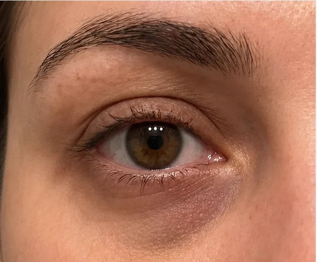 Contorno de ojos antes de usar el bálsamo