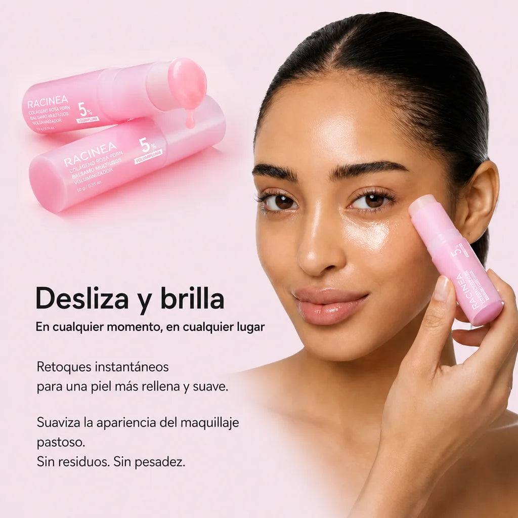 Desliza y brilla: retoques instantáneos con el bálsamo Racinea