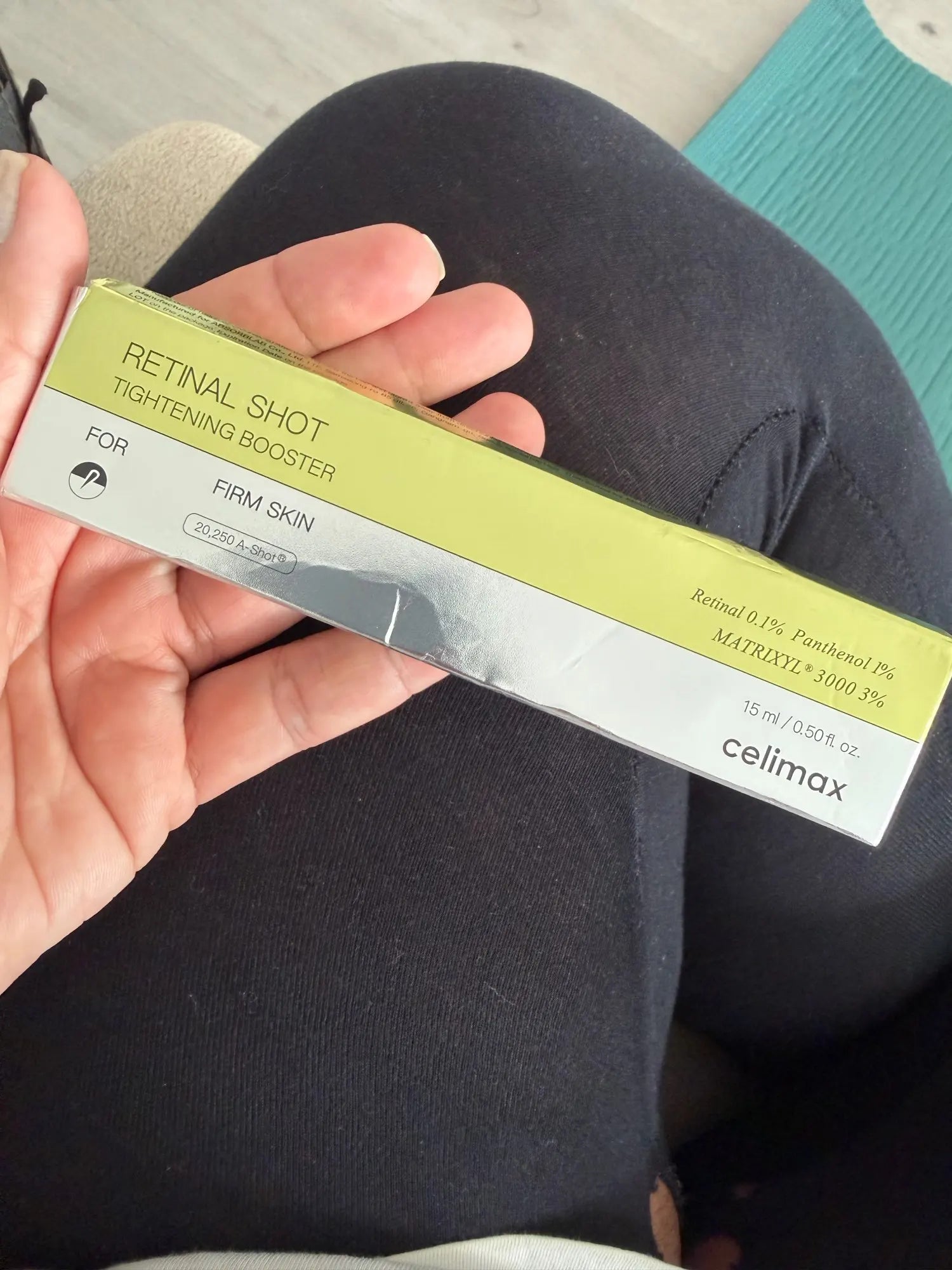 Photo d’une cliente ayant reçu le booster Celimax Retinal Shot